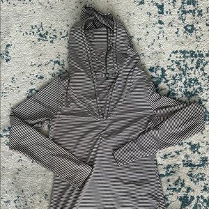 Striped Long Sleeve Hoodie